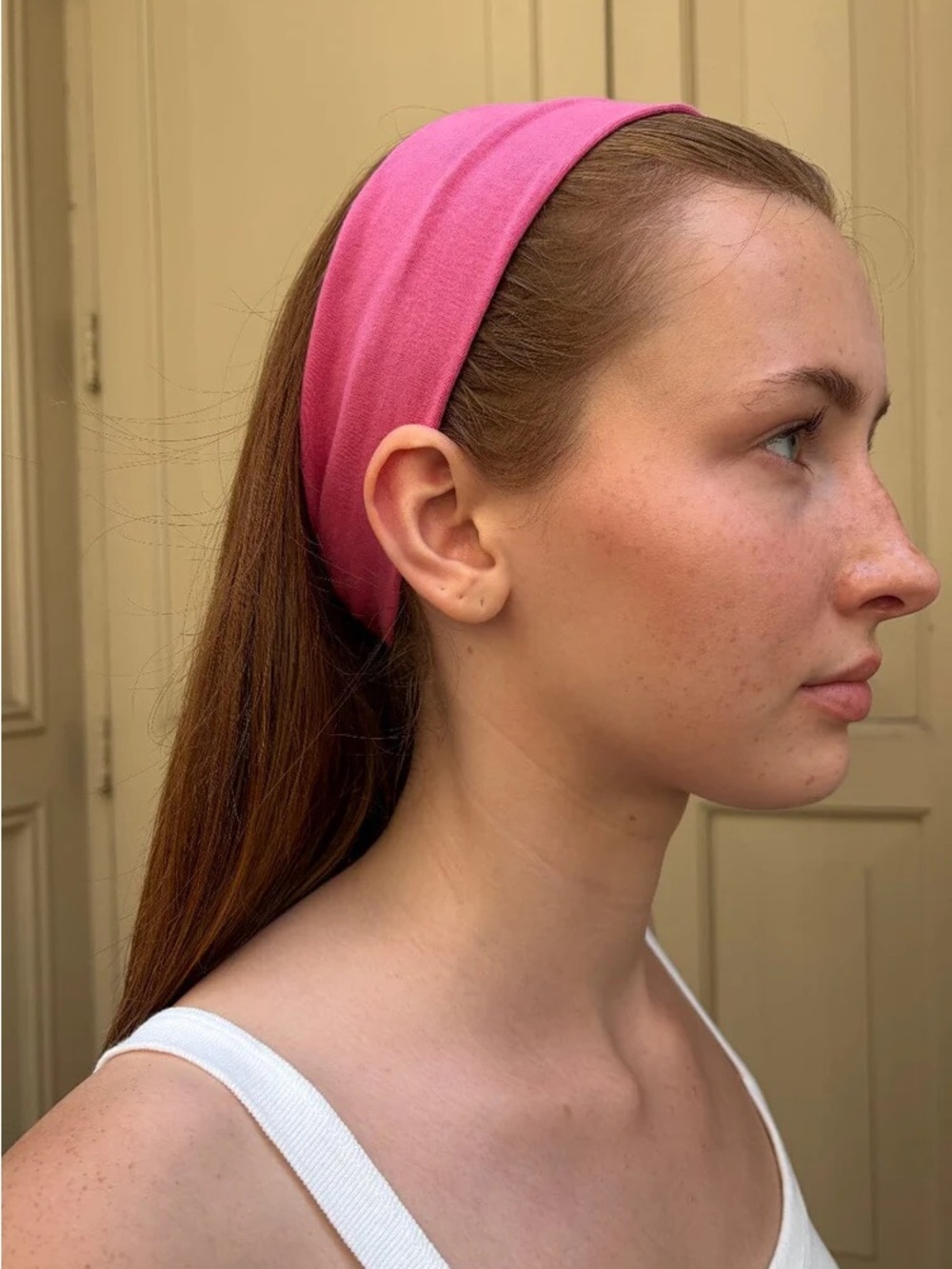Brandy Melville soft bubblegum headband
